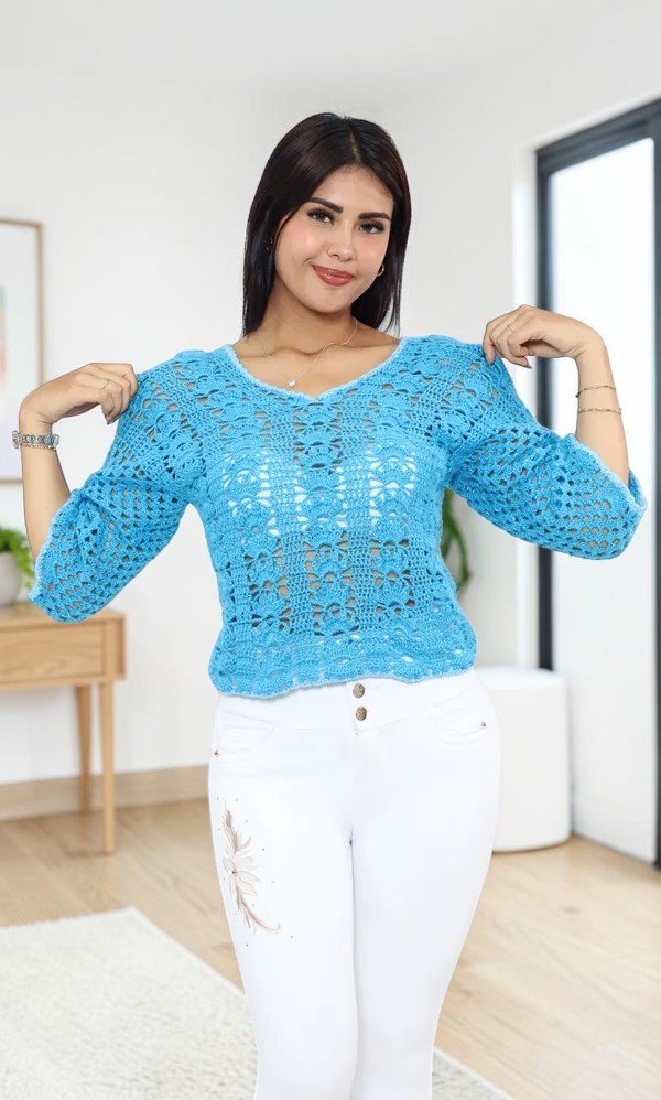 Prenda de crochet AMRY LUXE