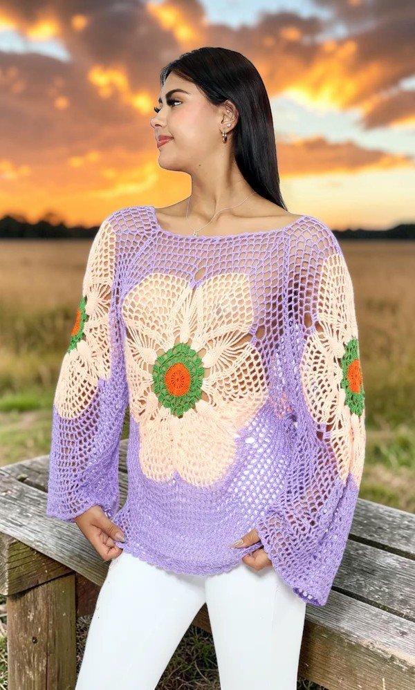 Prenda de crochet AMRY LUXE