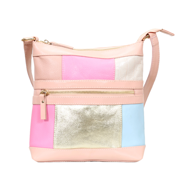 Morral de Cuero Multicolor